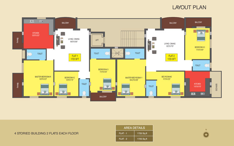 Adithya Developers - Floor Plan - 1