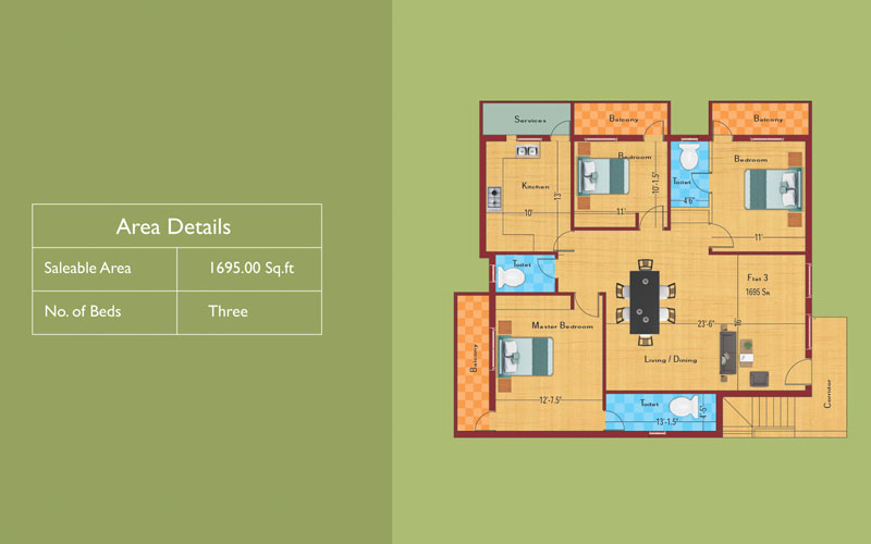 Adithya Developers - Floor Plan - 3