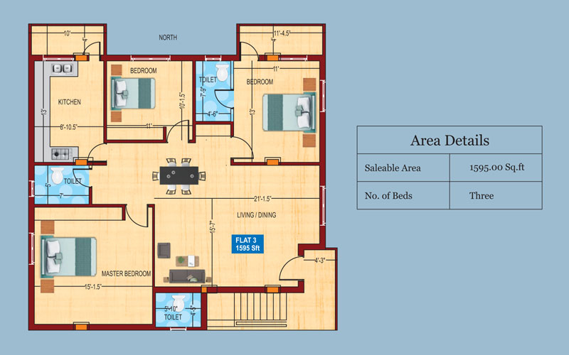 Adithya Developers - Floor Plan - 4